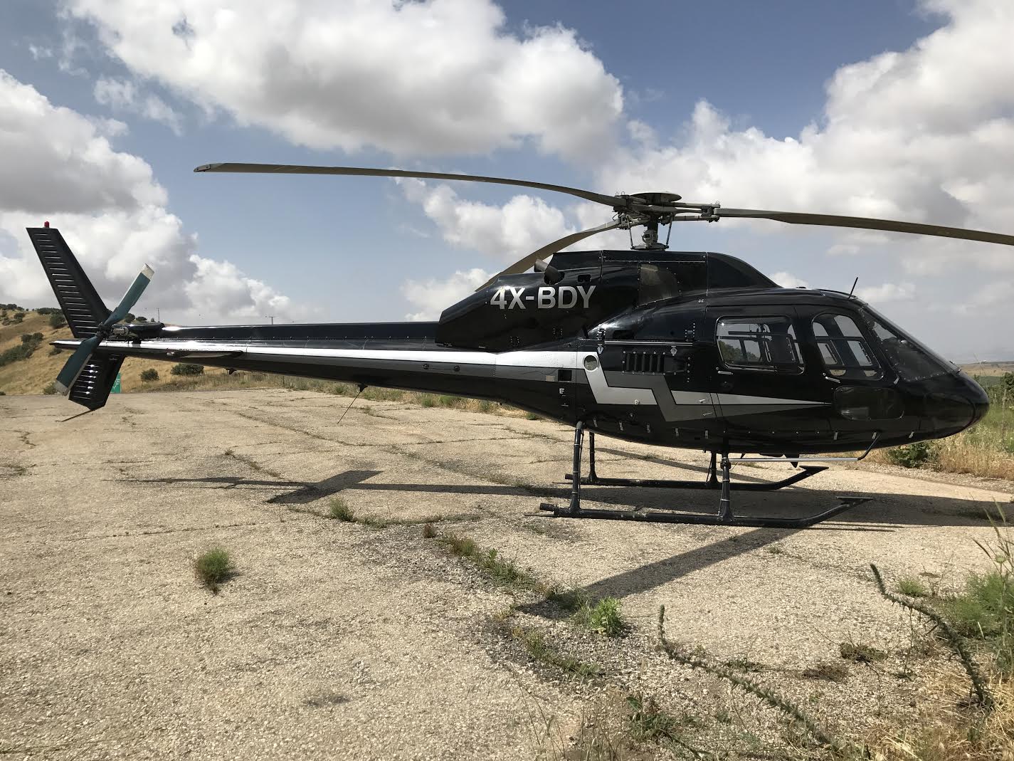 AS355 Twin Star helicopter
